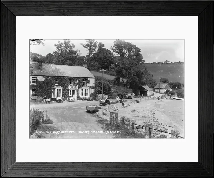 Framed Print : The Ferry Boat Inn, Helford Passage Framed Print : The Ferry Boat Inn, Helford Passage