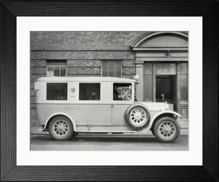 Framed Print : MAB Ambulance, London Framed Print : MAB Ambulance, London