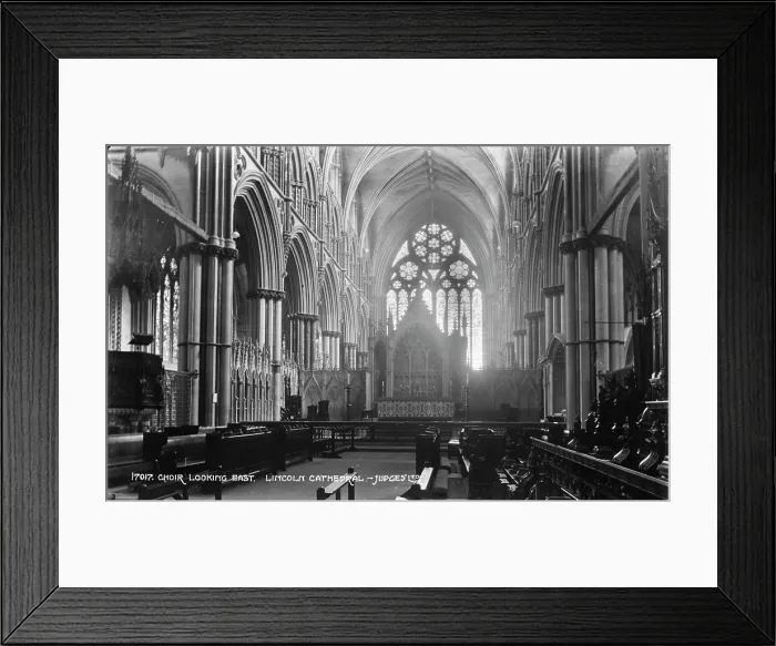 Framed Print : Choir Looking East, Lincoln Cathedral Framed Print : Choir Looking East, Lincoln Cathedral