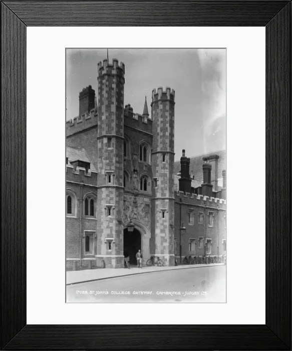 Framed Print : St. John's College Gateway Framed Print : St. John's College Gateway