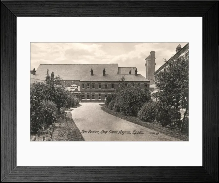 Framed Print : Long Grove Asylum, Epsom, Surrey Framed Print : Long Grove Asylum, Epsom, Surrey