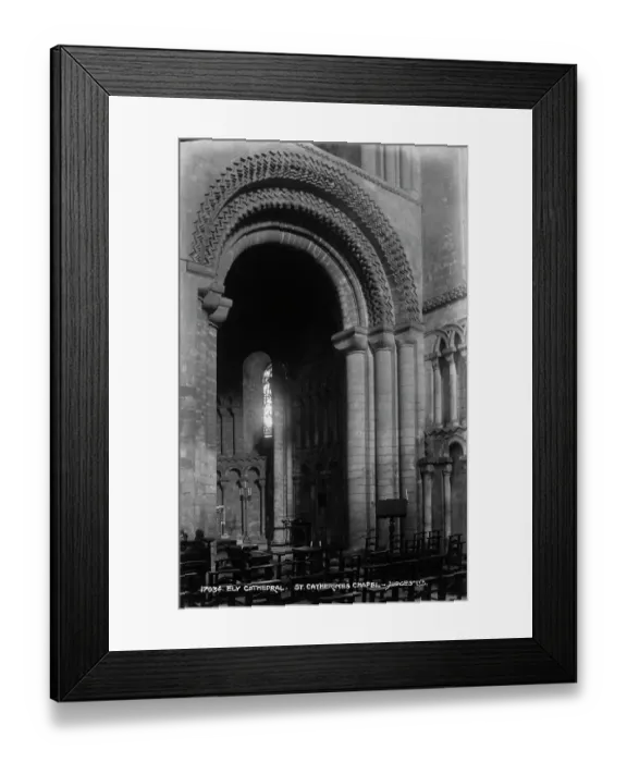 Framed Print : Interior of St. Catherine's Chapel, Ely Cathedral
