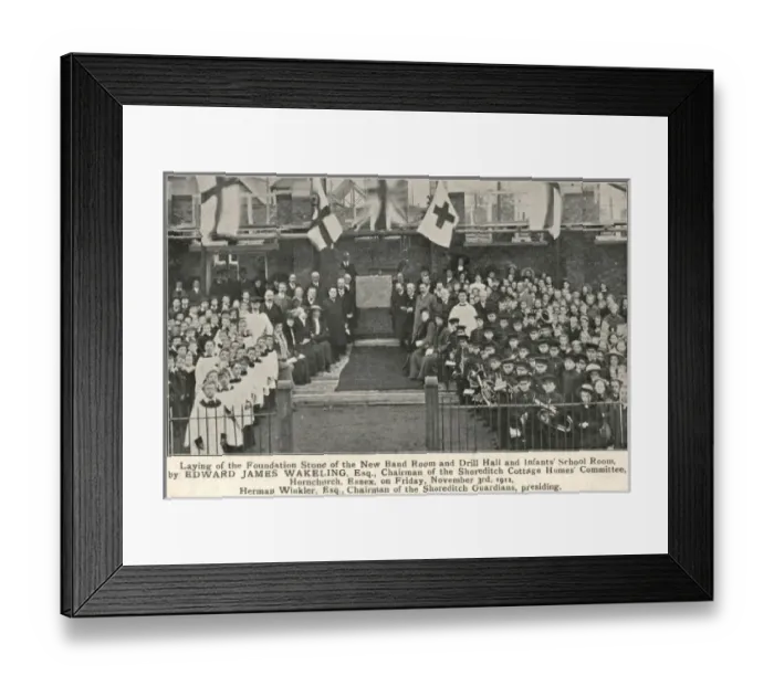 Framed Print : Shoreditch Cottage Homes, Hornchurch, Essex Framed Print : Shoreditch Cottage Homes, Hornchurch, Essex