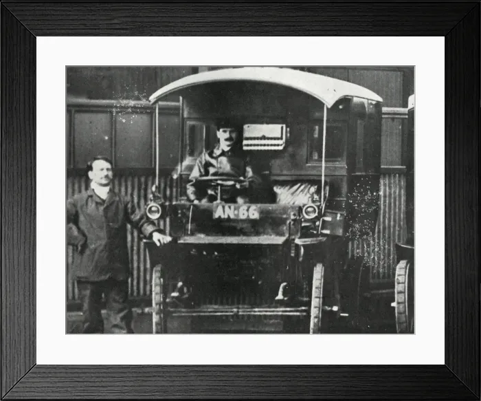Framed Print : MAB Early Motor Ambulance, London Framed Print : MAB Early Motor Ambulance, London