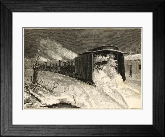 Framed Print : New design for train snow plough Framed Print : New design for train snow plough
