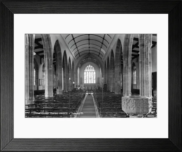 Framed Print : Interior of Chard Parish Church Framed Print : Interior of Chard Parish Church