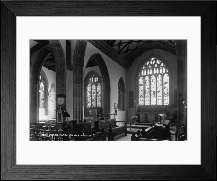 Framed Print : Interior of Chard Parish Church Framed Print : Interior of Chard Parish Church