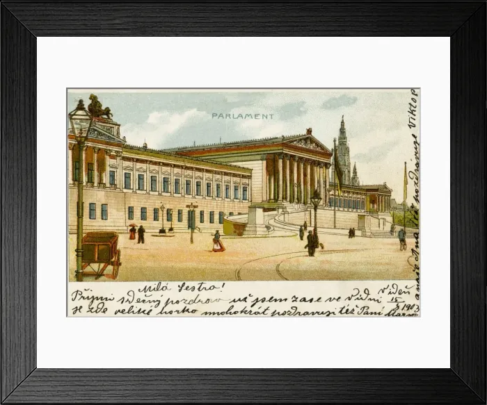 Framed Print : Vienna, Austria - The Parliament Building Framed Print : Vienna, Austria - The Parliament Building