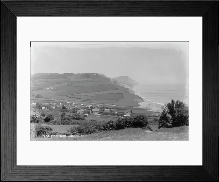 Framed Print : Scenic View of Charmouth Framed Print : Scenic View of Charmouth