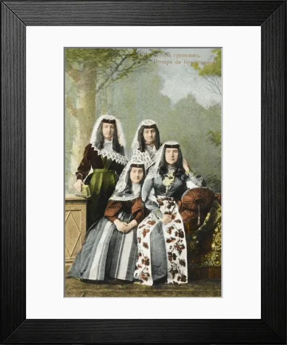 Framed Print : Georgian Women in Baku, Azerbaijan Framed Print : Georgian Women in Baku, Azerbaijan