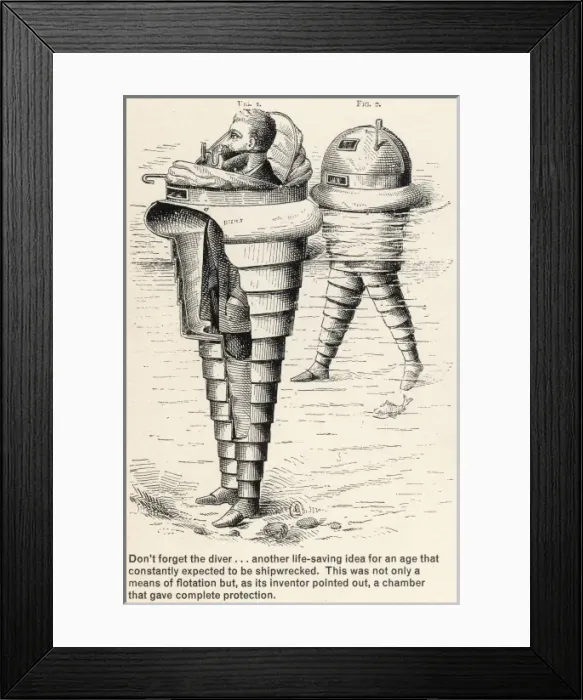 Framed Print : Remarkable Life-saving Body Suit Framed Print : Remarkable Life-saving Body Suit