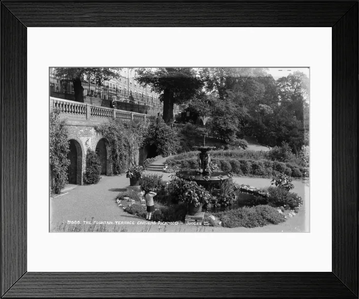 Framed Print : The Fountain Terrace Gardens Framed Print : The Fountain Terrace Gardens