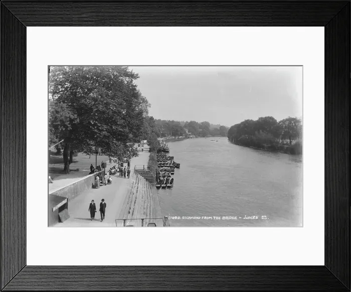 Framed Print : Richmond from the Bridge Framed Print : Richmond from the Bridge