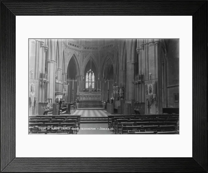 Framed Print : Interior of St. Albans Church Choir Framed Print : Interior of St. Albans Church Choir