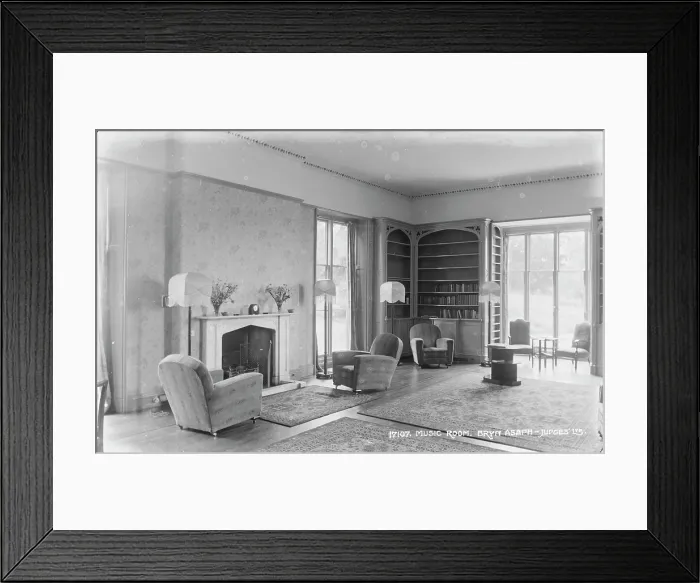 Framed Print : Music Room at Bryn Asaph Framed Print : Music Room at Bryn Asaph