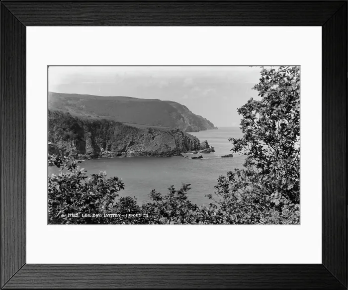 Framed Print : Scenic View of Lee Bay Framed Print : Scenic View of Lee Bay