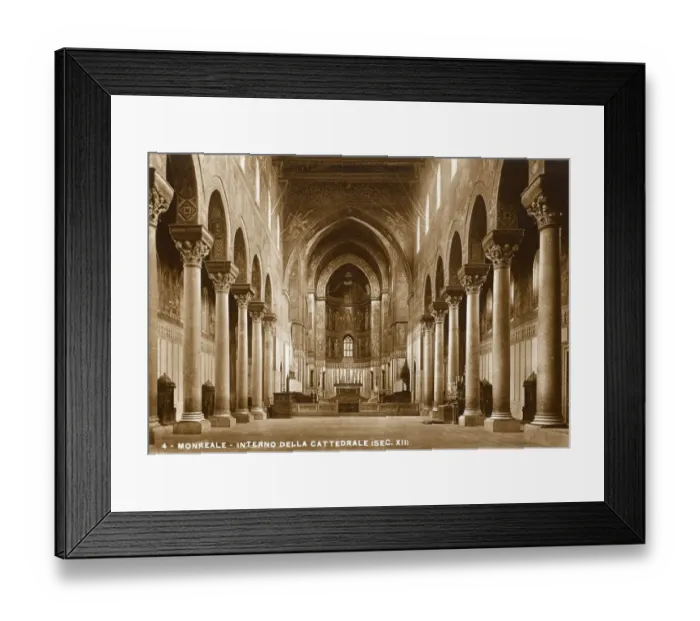 Framed Print : Cathedral of Monreale, Sicily Framed Print : Cathedral of Monreale, Sicily