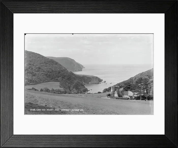 Framed Print : Lee and Woody Bay, Lynton Framed Print : Lee and Woody Bay, Lynton