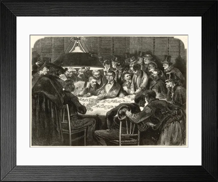 Framed Print : A gambling den in Spain Framed Print : A gambling den in Spain