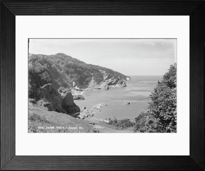 Framed Print : Scenic View of Combe Martin Framed Print : Scenic View of Combe Martin