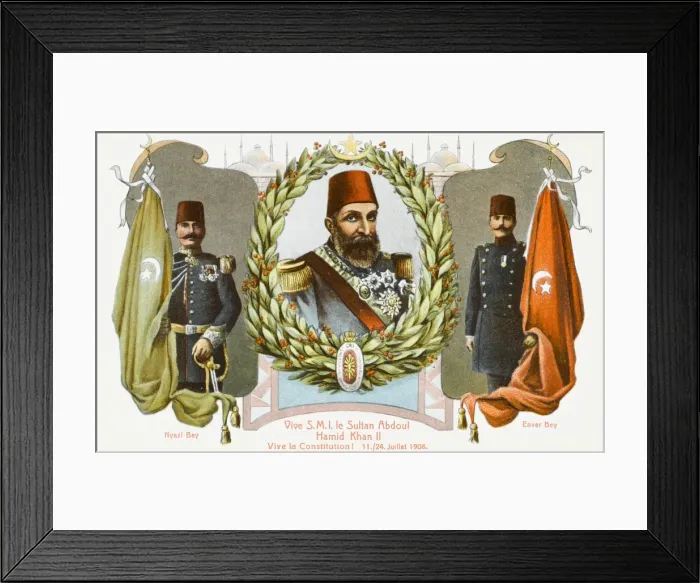 Framed Print : Sultan Abdul Hamid II of Turkey - Constitution Framed Print : Sultan Abdul Hamid II of Turkey - Constitution