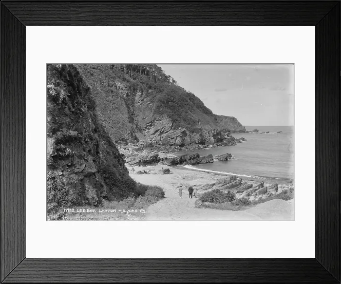 Framed Print : Lee Bay, Lynton Framed Print : Lee Bay, Lynton