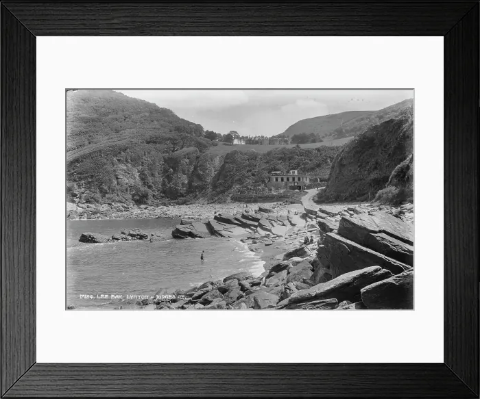 Framed Print : Lee Bay, Lynton Framed Print : Lee Bay, Lynton
