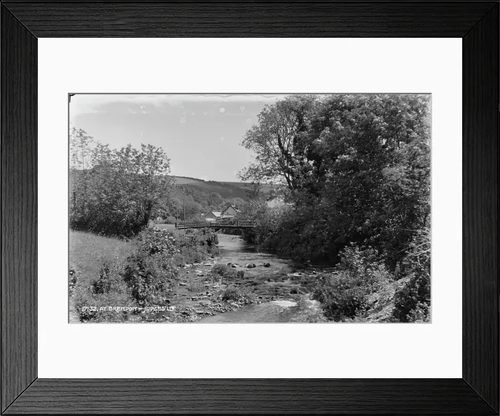 Framed Print : Scenic View of Brendon Framed Print : Scenic View of Brendon