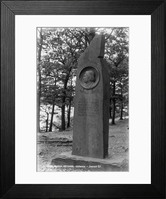 Framed Print : John Ruskin Memorial Framed Print : John Ruskin Memorial