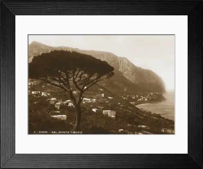 Framed Print : Monte Tiberio, Capri - Italy Framed Print : Monte Tiberio, Capri - Italy