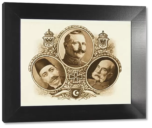 Sultan Mehmed V Reshad of Turkey & allies