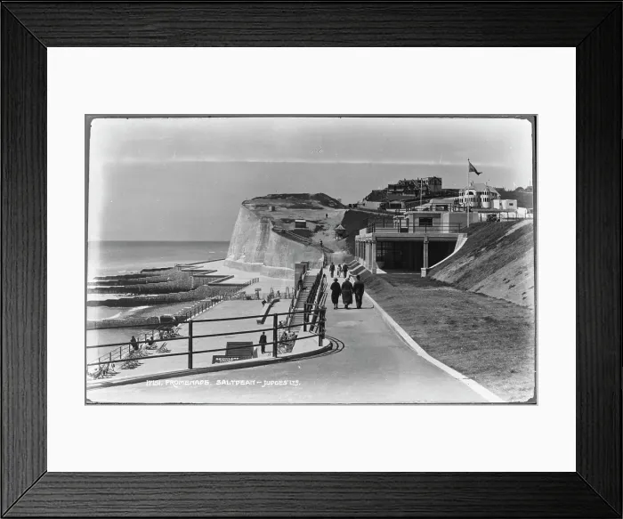 Framed Print : Promenade at Saltdean Framed Print : Promenade at Saltdean