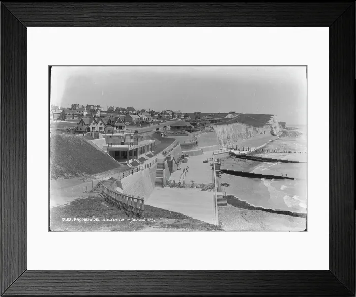 Framed Print : Promenade at Saltdean