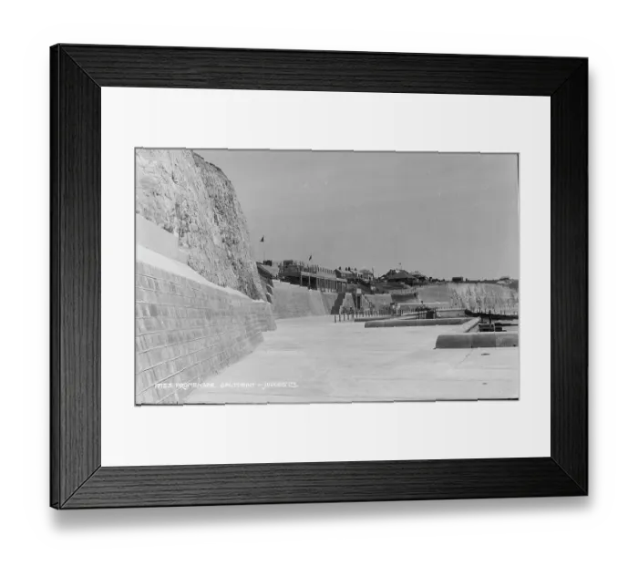 Framed Print : Promenade at Saltdean Framed Print : Promenade at Saltdean