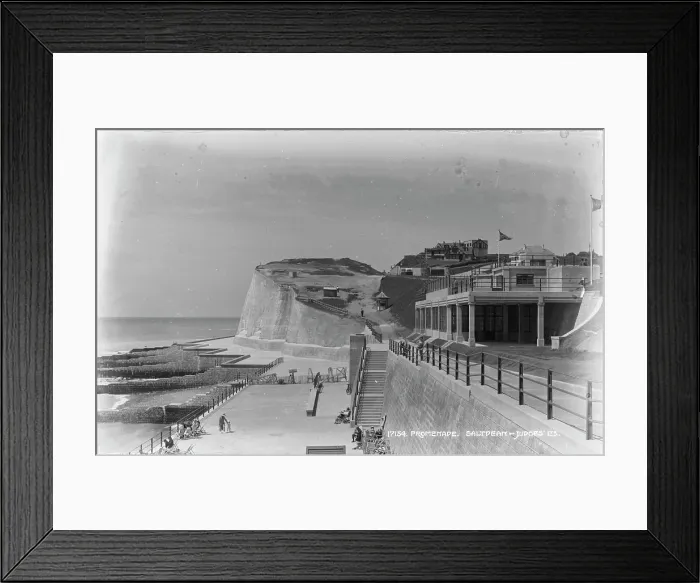 Framed Print : Promenade at Saltdean Framed Print : Promenade at Saltdean