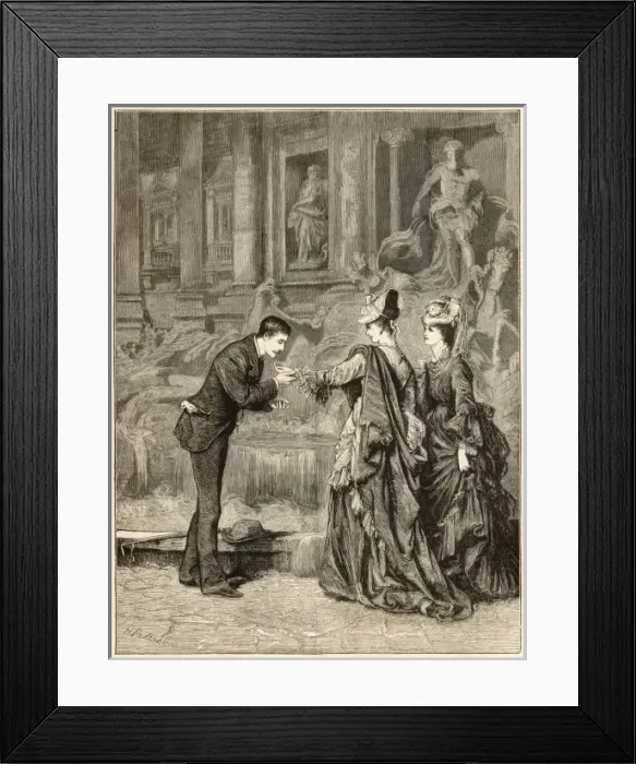Framed Print : The Trevi Fountain, Rome Framed Print : The Trevi Fountain, Rome