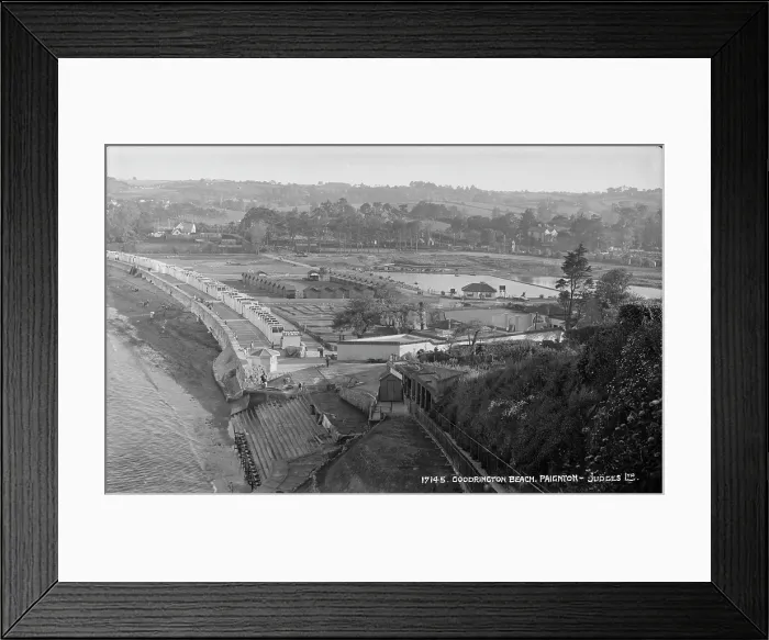 Framed Print : Goodrington Beach, Paignton Framed Print : Goodrington Beach, Paignton