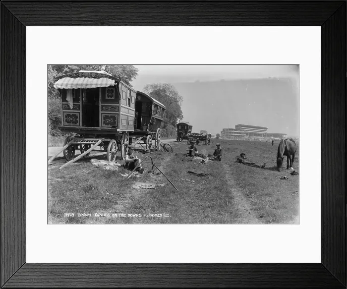 Framed Print : Gypsies on the Downs Framed Print : Gypsies on the Downs