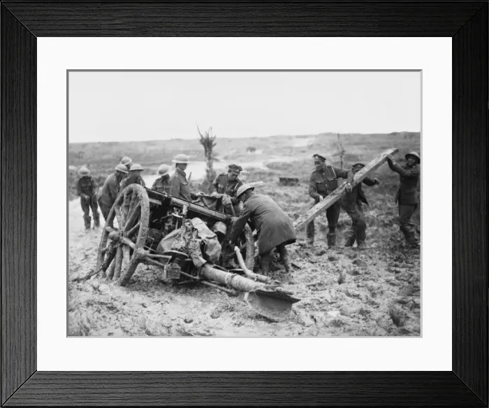 Framed Print : Battle of Pilkem Ridge Framed Print : Battle of Pilkem Ridge