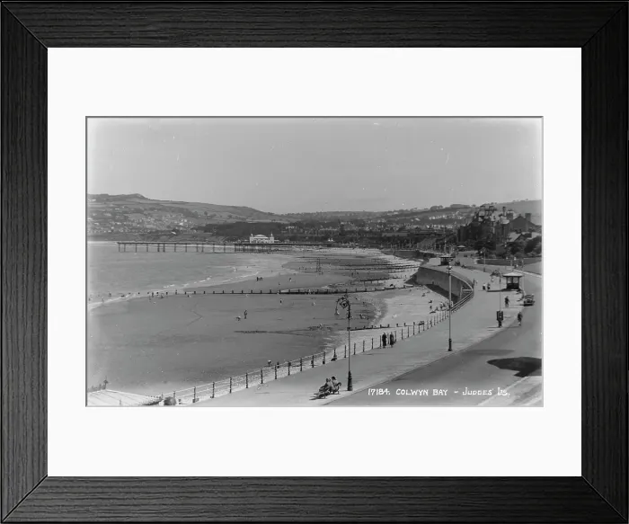 Framed Print : Colwyn Bay Seaside View