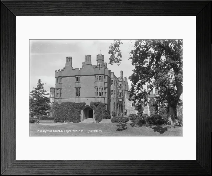 Framed Print : Ruthin Castle from the Southeast Framed Print : Ruthin Castle from the Southeast