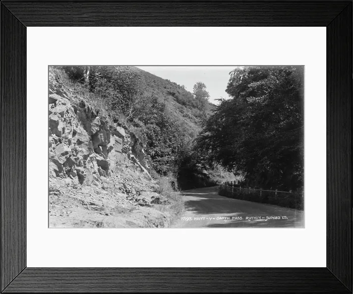 Framed Print : Garth Pass Road Framed Print : Garth Pass Road