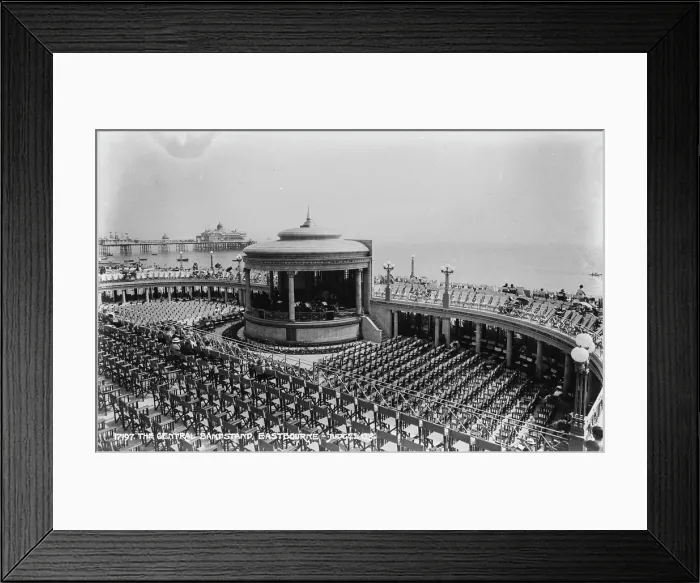 Framed Print : The Central Bandstand, Eastbourne Framed Print : The Central Bandstand, Eastbourne