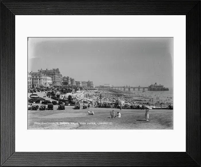 Framed Print : Eastbourne Parade from Wish Tower Framed Print : Eastbourne Parade from Wish Tower