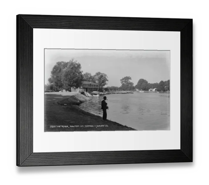 Framed Print : The River at Malton on Thames Framed Print : The River at Malton on Thames