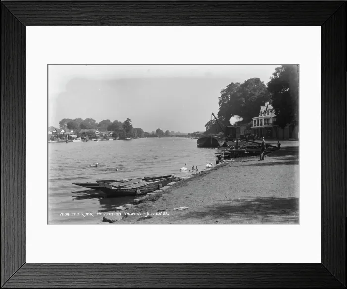 Framed Print : The River Walton on Thames Framed Print : The River Walton on Thames