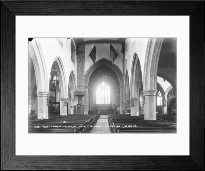 Framed Print : Interior of Ancient Parish Church (All Saints) Framed Print : Interior of Ancient Parish Church (All Saints)