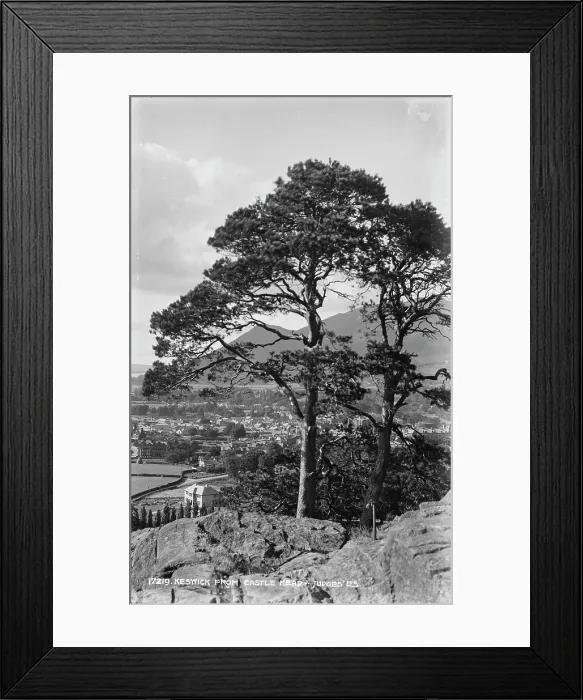 Framed Print : View of Keswick from Castle Head Framed Print : View of Keswick from Castle Head