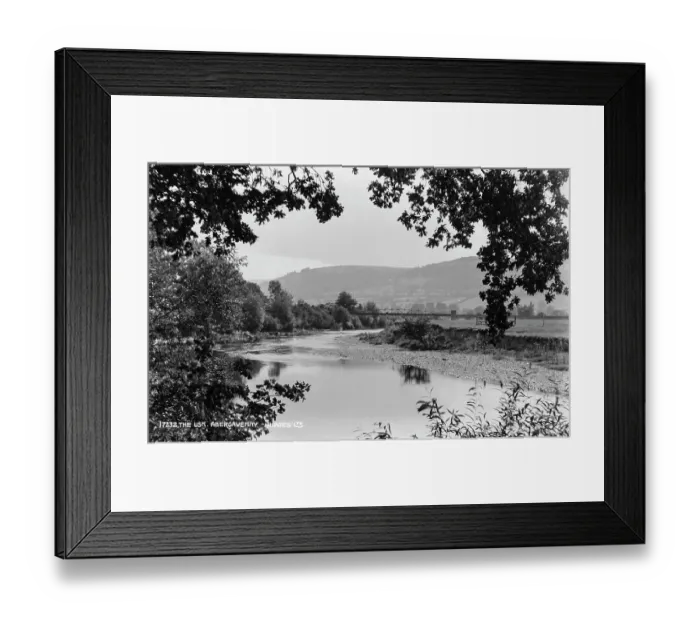 Framed Print : The Usk River at Abergavenny Framed Print : The Usk River at Abergavenny