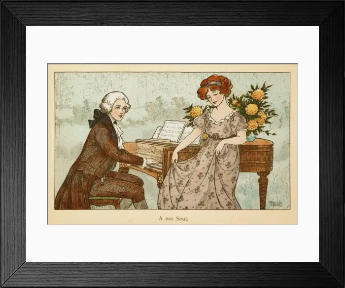 Framed Print : A pas seul by Florence Hardy Framed Print : A pas seul by Florence Hardy